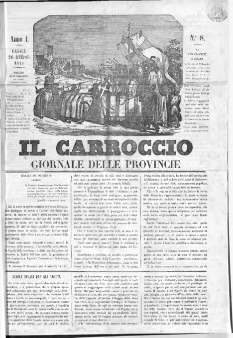 Il Carroccio - Edizione 8 del 26/02/1848